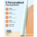 Bitvae D2 Electric Toothbrush for Adults & Kids | Rechargeable Sonic Toothbrush with 8 Heads & 5 Modes - Blue - Buy Online on GoSupps.com