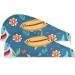 Shark Flower Leaf Hair Towel 2 Pack | Super Absorbent Quick Dry Hair Turbans for Women & Girls - Buy Online on GoSupps.com