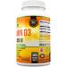 365 Easy to Swallow Vitamin D 4,000 IU Tablets - Maximum Strength D3 Supplement for Full Year Supply - Buy Online on GoSupps.com