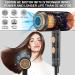 Ionic Hair Dryer 1800W with Multiple Settings, Nozzles, and Diffuser - Fast Drying & Constant Temperature Hair Care - Frosted/Black Gold - Ideal for Travel, Home, Salon - Buy Online on GoSupps.com