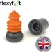 Flexyfoot 19mm Grey Shock Absorbing Walking Stick Ferrule - Buy Online on GoSupps.com