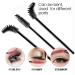 GreenLife 50 PCS Multicolor Disposable Eyelash Brush Mascara Wands Applicator (Black-Rose) - Buy Online on GoSupps.com