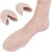 Toe Protection Pads for Ballet Shoes - Elastic Forefoot Wraps for Friction Relief | 1 Pair - Skin Color - Buy Online on GoSupps.com