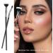 YOXIER Eyebrow Brush Lash Fan Mascara Brushes 2024 New Mascara Fan Brush Makeup Brush Eye Lashes Makeup Tools Eyelash Brush Makeup Tool for Upper Lower Eye Lash Black - Buy Online on GoSupps.com