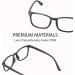 Buy Matte Black Blue Light Blocking Glasses - Anti Eyestrain & UV Filter Lens for Men & Women - Lightweight Eyewear for Computer Use - Buy Online on GoSupps.com