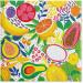 PAW 3-Layer Colorful Tropical Fruits Napkins - 20 Pieces | Perfect for Birthdays Weddings & Parties | 33x33 cm Paper Napkins - Buy Online on GoSupps.com