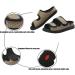 Khaki Swollen Feet Diabetic Slippers - Women/Men Indoor Outdoor Shoes - Size 5 - Buy Online on GoSupps.com