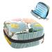 GIAPB Period Bag Sanitary Napkin Storage Bag Period Pouch Travel Makeup Bag Art Spring Flower Color4231
