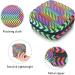 Abstract Colorful Stripes Period Bag | Sanitary Napkin Travel Pouch & Makeup Bag - Color77 - Buy Online on GoSupps.com