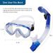 SwimStars Snorkel Set for Adults & Kids - Anti-Fog Mask with Adjustable Strap and Purge Valve Snorkel - Ideal for Snorkeling & Swimming - Adult Blue - Buy Online on GoSupps.com