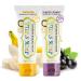 Jack N' Jill Kids Natural Toothpaste Made with Natural Ingredients Helps Soothe Gums and Fight Tooth Decay Suitable from 6 Months Plus Banana and Blackcurrant Flavour Bundle 2 x 50g