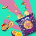 GUSTO SNACKS Crunchy Apple Crisps with Passion Fruit Juice - Case of 12 (20g) - 100% Dried Fruit Snacks - No Added Sugar High in Fibre Vegan Vegetarian Low Calorie Gluten free Nut & Fat Free Passion fruit & Mango wonky Apple Crisps - Buy Online on GoSupps.com