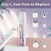 Rechargeable 4 in 1 Face Razors for Women - Facial Hair Removal & Eyebrow Trimmer - Painless Bikini Shaver for Body and Peach Fuzz - Waterproof Plum - Buy Online on GoSupps.com
