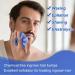 Exfoliating Brush for Razor Bumps & Ingrown Hair Treatment - Dark Blue - Buy Online on GoSupps.com