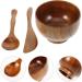 Kit Bol Masque Bois Spatule et Cuill re Ensemble 3 Pi ces pour Pr paration Masque Visage Accessoire Beaut pour Usage Domestique R utilisable - Buy Online on GoSupps.com