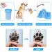 Dog Paw Cleaner Cup | Portable Silicone Paw Washer Brush for Large Dogs | Pet Grooming and Gifts for Dog Owners - Blue - Buy Online on GoSupps.com
