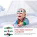 Lurrose 3pcs Floral Headbands Christmas Santa Cloth Hair Bands for Baby Girls - Elastic Hair Accessories for Newborns, Infants, Toddlers and Kids - Buy Online on GoSupps.com