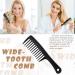 3-Piece Wide-Tooth Comb Set - Detangling Shower, Pick, & All-Purpose Combs | Anti-Static Carbon Fiber Tools for Thick, Curly, Afro Hair - Buy Online on GoSupps.com