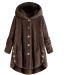 Buy Hanxiulin Women's Plush Jacket - Cozy Warm Fleece Winter Zipper Jacket in Coffee - Plus Size 5XL Fashion - Buy Online on GoSupps.com