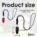 2-Piece Dog Whistle Set | R tter Clever Recall & Training Clicker | High Frequency Black/Red Dog Whistle for Effective Recall - Buy Online on GoSupps.com