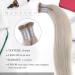 Moresoo Real Hair Extensions - ITIP Weissblond Pre Bonded Remy Keratin Extensions #60A 40g/Pack 50cm & 40cm - Cold Fusion Stick Tips - Buy Online on GoSupps.com