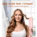 Crimper Curling Iron - 2 Barrel Hair Waver Anti-Scald 1.25" Rapid Heating Curler with 5 Temp Settings for Mid-Length & Long Hair - International Shipping Available - Buy Online on GoSupps.com