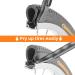 HZJD Bike Tire Levers Set - Professional Design for Easy Tire Changing, Smooth & Safe, Snap Together for Storage - 4PCS, Black - Buy Online on GoSupps.com