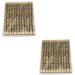 FOMIYES 2pcs Set 12pcs Waterproof Eyebrow Pen Eyebrow Pencil Brush Iron Tube Leopard Print Eyeliner 1 count (Pack of 1) As Shownx2pcs - Buy Online on GoSupps.com