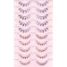 Natural Bottom Lashes Strip Eyelashes 2 Styles Lower Fake Eyelashes 10 Pairs by Yawamica
