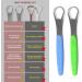 Premium Tongue Cleaner Set - 2 Stainless Steel Brushes for Adults & Children with Travel Case | Medical Quality Oral Care for Bad Breath - Buy Online on GoSupps.com