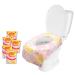 Extra Large Flushable Toilet Seat Covers (Flower 50, Large) Flower 50 Large (Pack of 1)