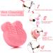 TailaiMei 2 Pack Makeup Brush Cleaning Mat & Color Removal Sponge - Silicone 2 in 1 Cleaner Pad for Wet & Dry Use (Pink & Purple - Buy Online on GoSupps.com