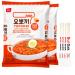 Yopokki Sweet & Mild Spicy Rabokki Pack I Ramen Noodle Tteokbokki Topokki Rice Cakes (Sweet & Mild Spicy Flavored Sauce, 2 Pack) Korean Snack 4 Chopsticks
