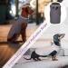 Kuoser Reflective Adjustable Dog Cooling Vest - Summer Sun Protection for Outdoor Activities - Gray & Pink - Buy Online on GoSupps.com