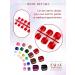 Kalolary 576Pcs Short Square False Toe Nails | Glossy Full Cover Press on Toenails Set | DIY Nail Art (24 Colors) - Color 1 - Buy Online on GoSupps.com