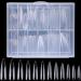 LoveOurHome 240pc Long Stiletto Nail Tips - XL Clear Acrylic False Nails for DIY Manicure | Pointy Full Cover Nail Art | Perfect for Women & Girls - Buy Online on GoSupps.com