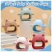 5 Pack Bear Baby Teething Toys for Babies 0-12 Months - Silicone Teethers for Anti-Dropping & Sucking Needs (Bright Colors) - Buy Online on GoSupps.com