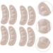 NOLITOY Non-Slip Heel Protector Pads - 4 Pairs Anti-Slip Stickers for High Heels & Sports Shoes | Flannel Forefoot Cushions | Universal Fit 8.3x2.8cm - Buy Online on GoSupps.com