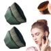 Brochas De Maquillaje para Base Flat Top Kabuki Foundation Brush Maquillaje Con Tapa Plana Cepillo Momma Brush Makeup Foundation Makeup Brush for Women (Green * 2)