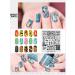 KADS Nail Art Stamping Plates Set Image Template Stencils Pattern with Stamping Plates Holder Case Organizer (TR013) - Buy Online on GoSupps.com