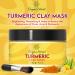 Buy Turmeric Face Mask - Vitamin C Brightening Clay - Reduce Dark Spots & Deep Cleanse - 4.2 fl oz / 120g - Ideal for All Skin Types - International Shipping Available - Buy Online on GoSupps.com