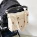 Multifunctional Moxeupon Embroidery Baby Wrap Pocket | Large Capacity Cotton Travel Diaper Bag for Strollers - Buy Online on GoSupps.com