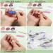 48Pcs Disposable Manicure Kit - Nail File, Wood Stick, Cotton Pad for Nail Design & Stamping Art - Buy Online on GoSupps.com