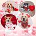 Maustlie Double-Sided Dog Bandana - Valentine's Day & Wedding Party Attire | L Red Smoking Bandana for Dogs - Buy Online on GoSupps.com