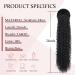24 inch Long Curly Drawstring Ponytail Extension - Synthetic Hairpiece for Women in 1B# 24 inch - Buy Online on GoSupps.com