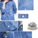 Pearl Snaps Fasteners Kit 10mm - Western Shirt Clothes Prong Ring Snaps in White - Buy Online on GoSupps.com