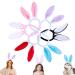 Candygirl 6pcs Fluffy Bunny Ear headbands for Women Girls Plush Rabbit Ear Headbands Easter Costume Bunnys Ear Head Band for Kids Adults Party Supplies 6colors