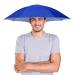 massmall Umbrella Hat 27" UV Protection Umbrella Hats for Women Men Hands Free Umbrella Blue/1 Pack 27" Blue