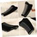 Beavorty 2pi ces Peigne De Massage Corne De B uf Naturelle Outil Multifonctionnel Pour Massage Du Chevelu Pour Hommes Et Femmes La Casse Des Cheveux Et Apaise Le 11x6.5cmx2pcs noirx2pcs - Buy Online on GoSupps.com