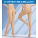 MGANG Medical Compression Pantyhose for Men & Women - 15-20mmHg Support Tights Open Toe Opaque Stockings for Edema & Varicose Veins - Beige Small Size - Buy Online on GoSupps.com